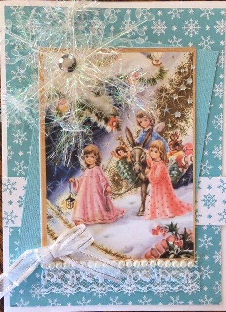 Angels Christmas card