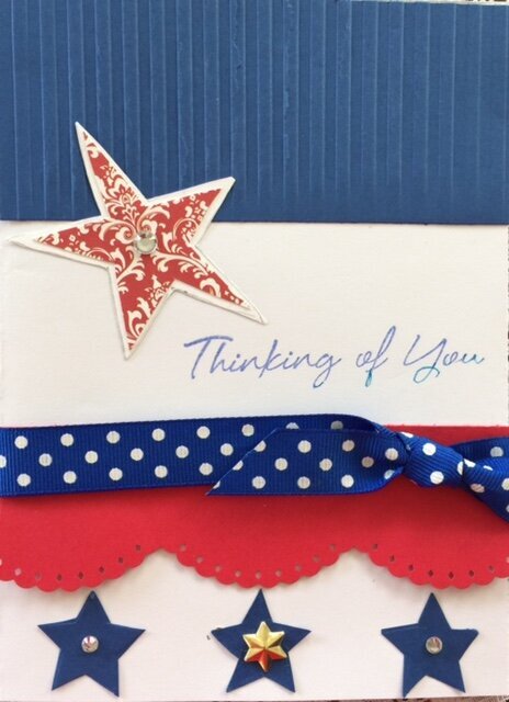 patriotic card for gold star mother