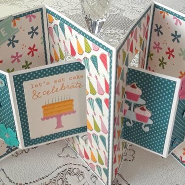 concertina birthday card inside