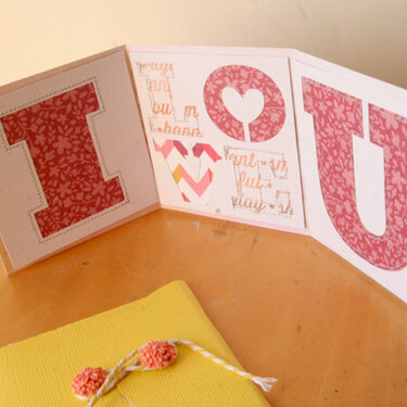 I Love You Card and Envelope
