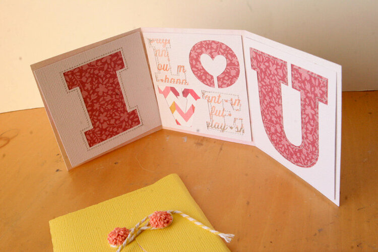 I Love You Card and Envelope