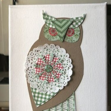 Mixed Media Owl | *Oct Afternoon Guest Design