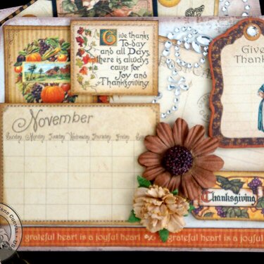Place in Time 2013 Tag Calendar Album (Nov)