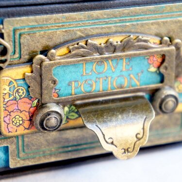 *Graphic 45* Steampunk Spells Easel Card Box Drawer