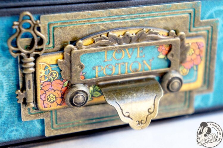 *Graphic 45* Steampunk Spells Easel Card Box Drawer