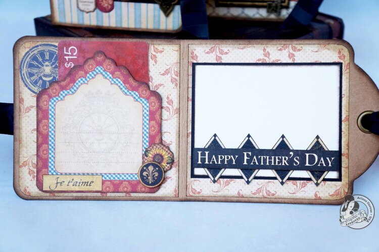 *Graphic 45* French Country Father's Day gift card holders