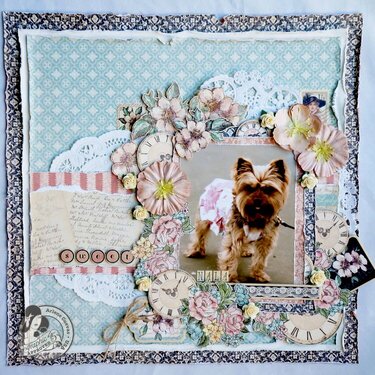 *Graphic 45* A Ladies&#039; Diary &quot;Sweet Nala&quot; Layout