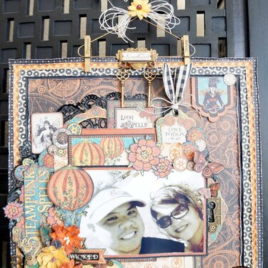 *Graphic 45* Steampunk Spells "Wicked Love" Layout