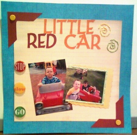 little red car