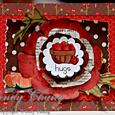 autumn hugs card *unity stamp company*