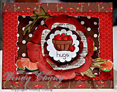 autumn hugs card *unity stamp company*