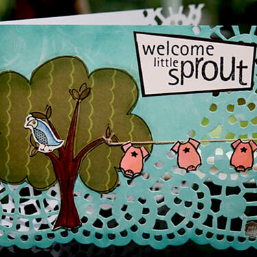 welcome little sprout *unity stamp company*
