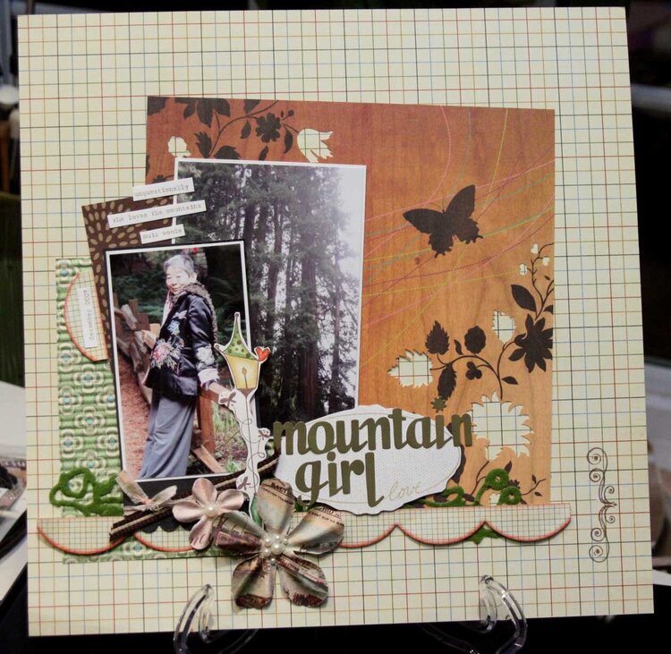 mountain girl *unity stamp co*