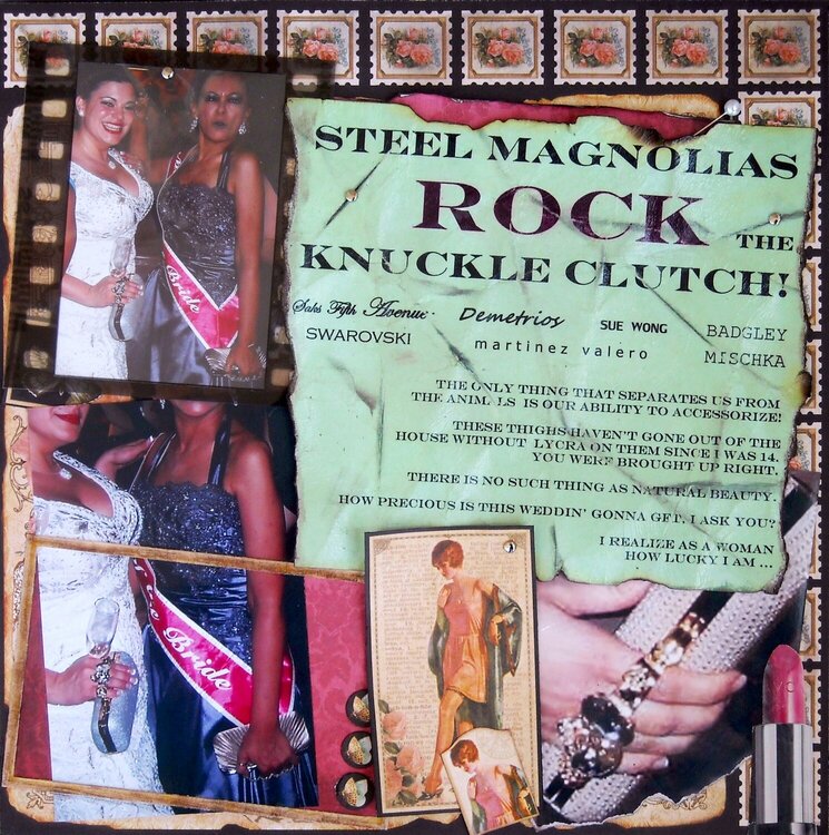 Steel Magnolias Rock the Knuckle Clutch!