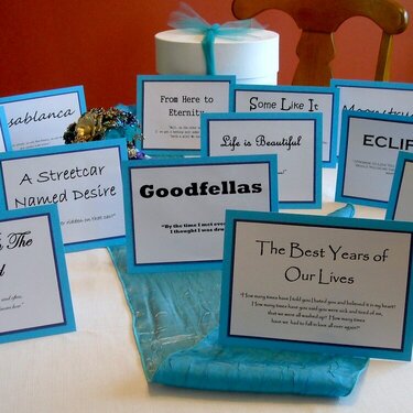 Reception Table Namecards