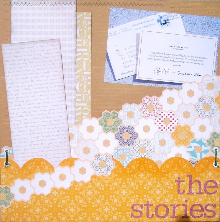 The Stories - Marriage Celebration Journal Pocket Page