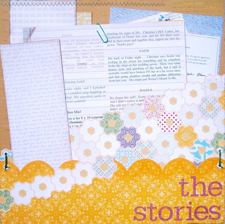The Stories - Christina&#039;s Marriage Celebration Pocket with Journalling