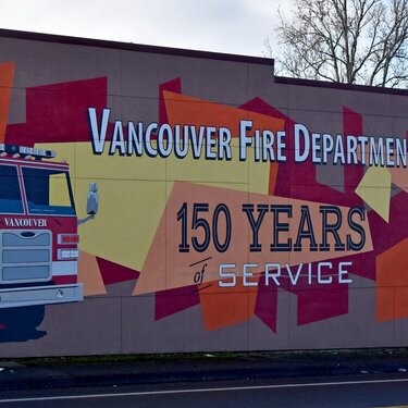 Mural:  Firefighter Engine #1