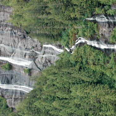 Ketchikan--Misty Fjords Multiple Waterfalls