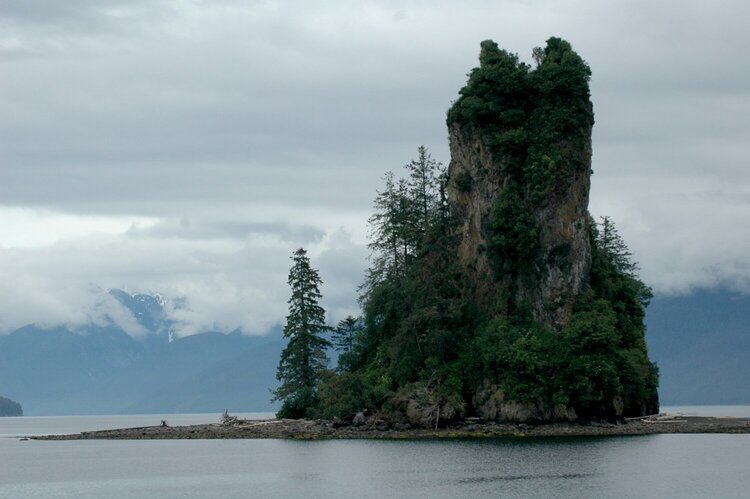 Ketchikan--Misty Fjords New Eddystone Rock