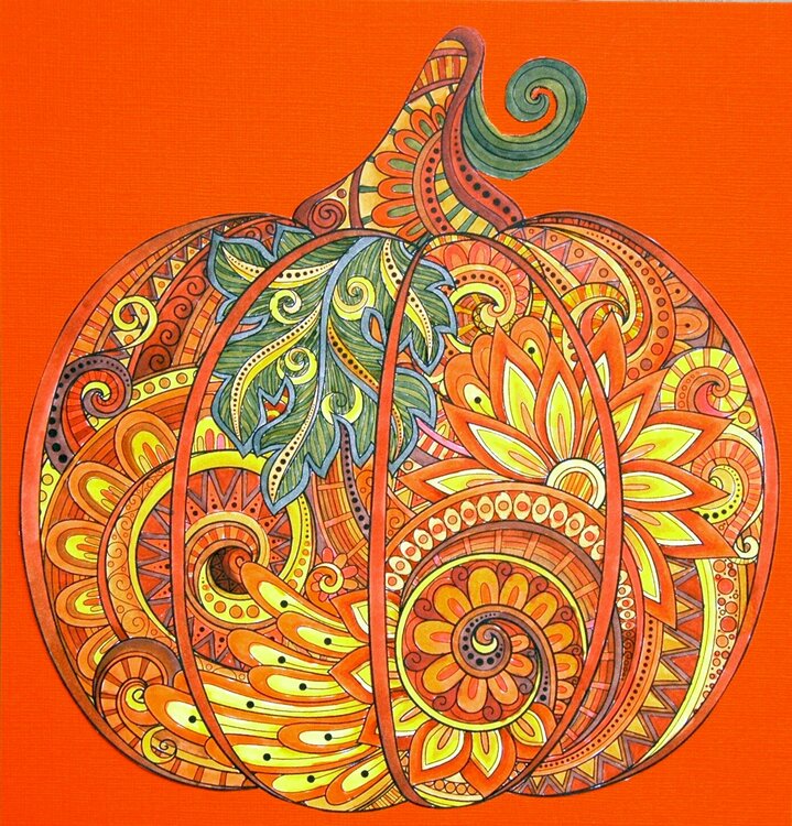 Zentangle Pumpkin