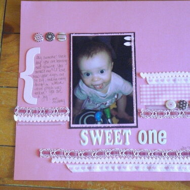 Sweet One:  Feb. Use It Challenge SB Magazine