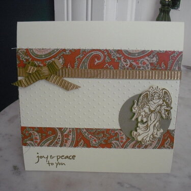 Joy &amp; Peace:  Card for troops