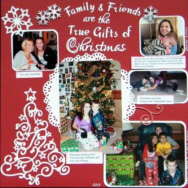 Family and Friends are the True Gifts of Christmas