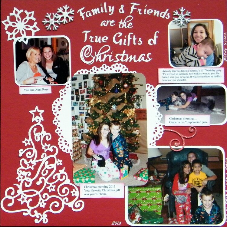 Family and Friends are the True Gifts of Christmas