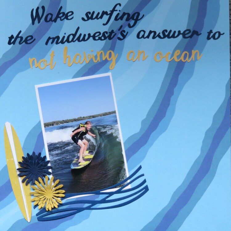 Wake surfing- the Midwest&#039;s answer to .....not having an ocean