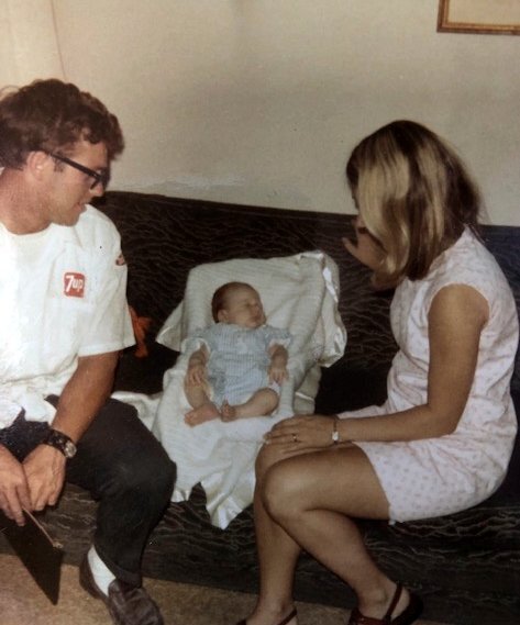 Newborn son--49 yrs ago.