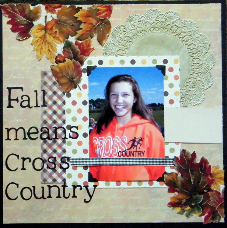 Fall Means Cross Country