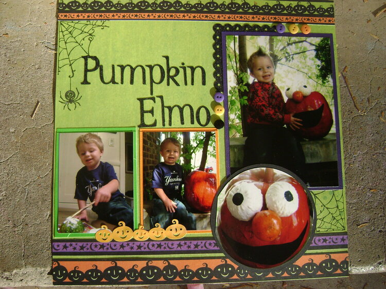 Pumpkin Elmo