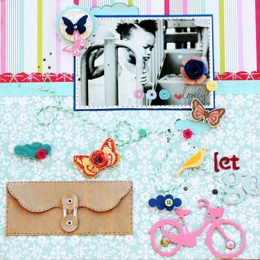 let go **scrapbook Daisies**