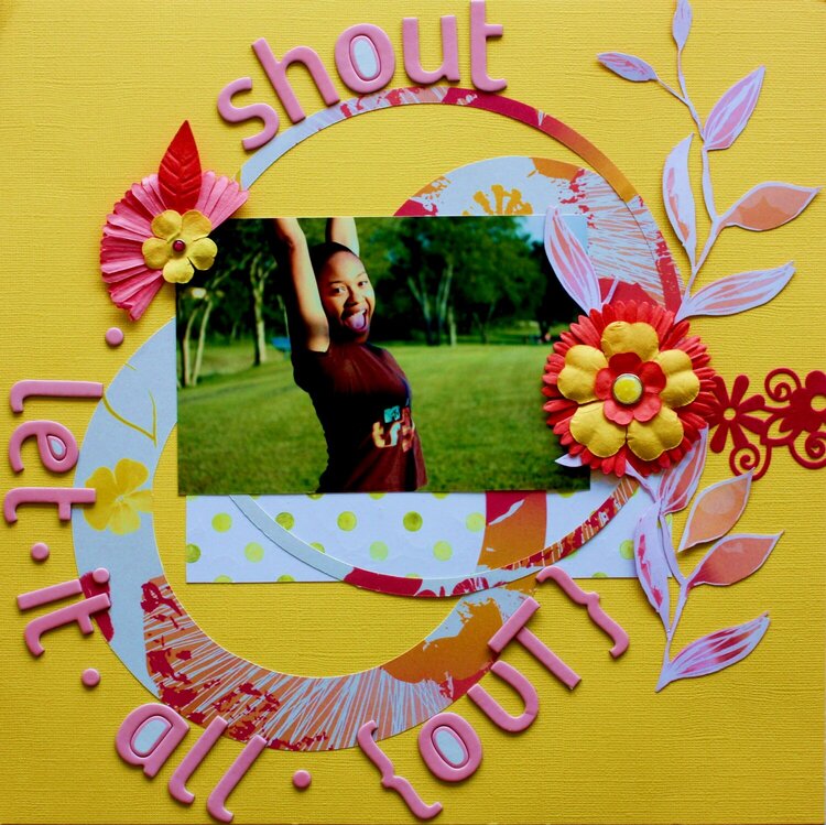 shout let it all out (scrap n Art Magazine Sep/Oct issue)