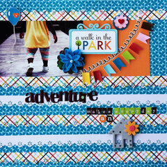 a walk in the park **Scrapbook Daisies September Kit**