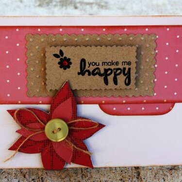 you make me happy **scrapbook Daisies**