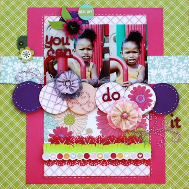 you can do it **scrapbook Daisies**