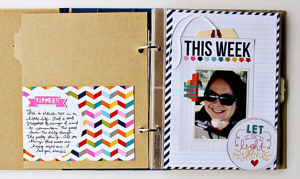 It&#039;s Such a Happy Life Mini Book | Simple Stories 6x8 SNAP! Binder