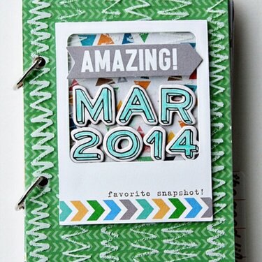 march 2014 mini book | MARCH 2014 COCOA DAISY KITS