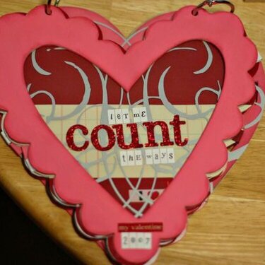 let me count the ways... {valentine's day mini book}