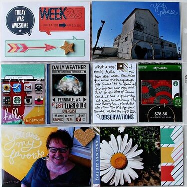 project life week 25...SEPT CD kits