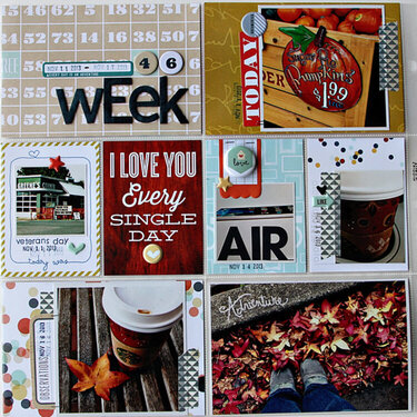 project life week 46...COCOA DAISY DECEMBER KITS