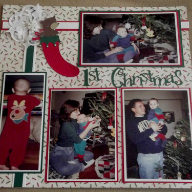 1st Christmas layout