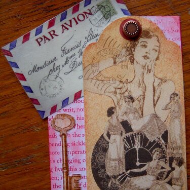 Romantique Goddess ATC Card