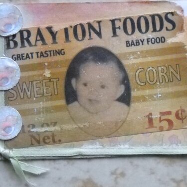 Vintage Baby Food Label ATC Card