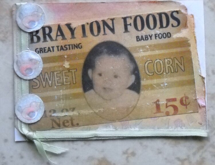 Vintage Baby Food Label ATC Card