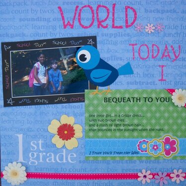 World... Today I bequeath to you layout