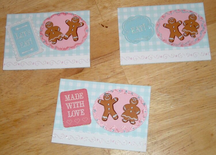 Gingerbread People ATC Cards