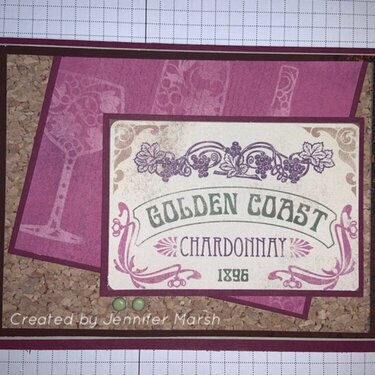 Wine Card - Chardonnay